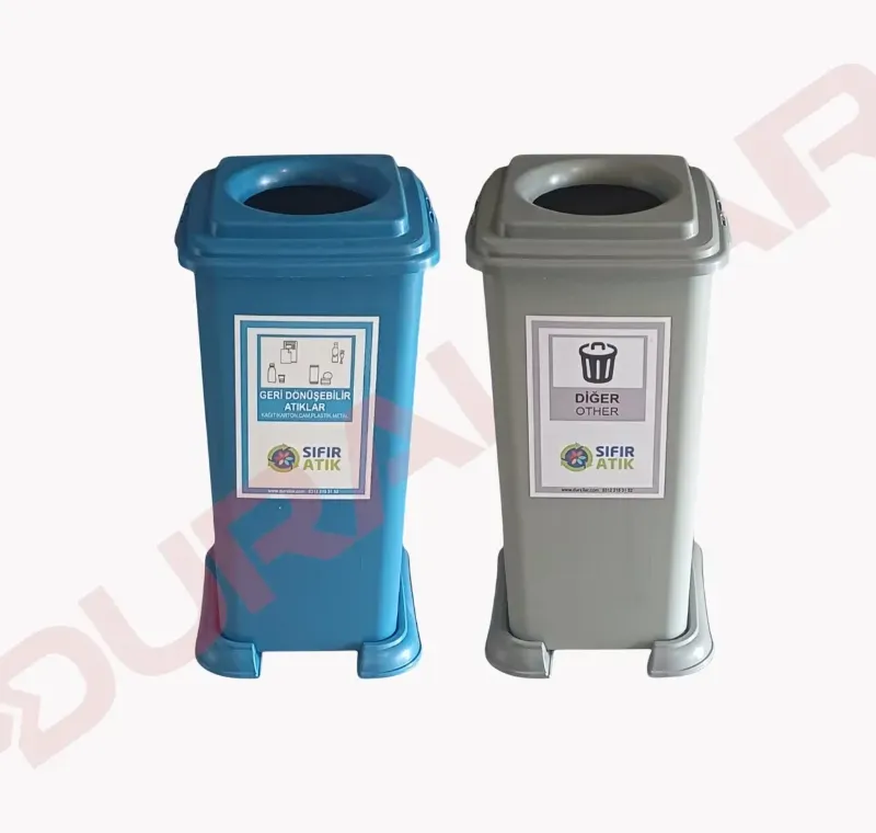 2 li Plastik 70 Litre Sıfır Atık Kutusu -GDK-7015