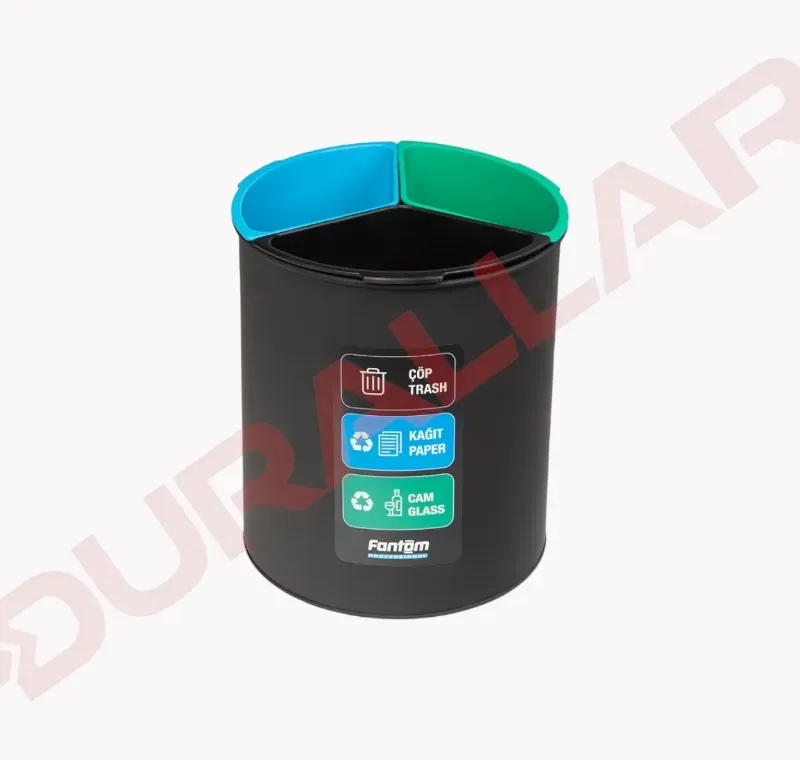 3 lü Masa Altı Geri Dönüşüm Kutusu -Roomcycle 31