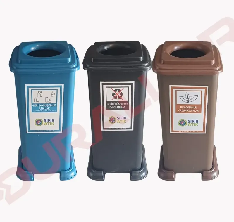 3 lü Plastik Sıfır Atık Kutusu -GDK-7016