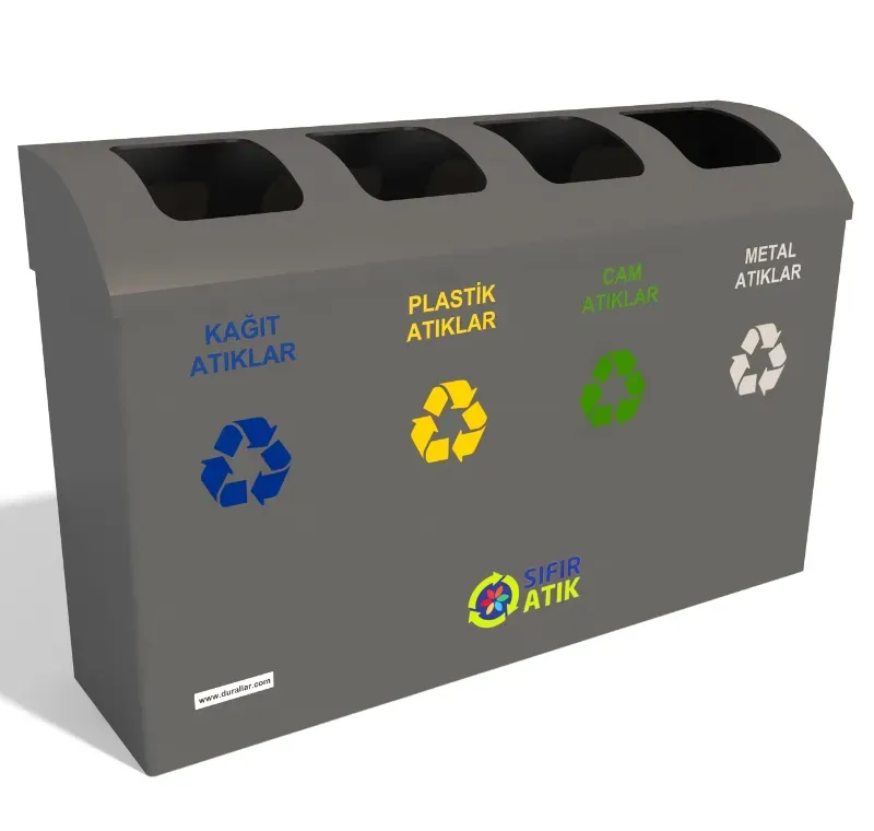 4 Lü Geri Dönüşüm Kumbarası -GDK-4091