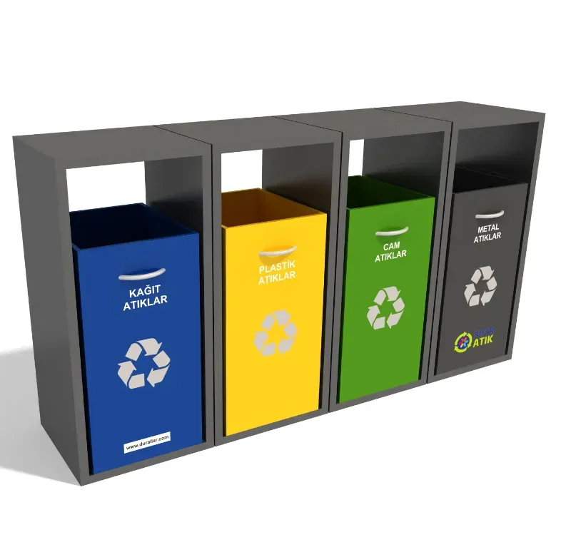 4 Lü Geri Dönüşüm Kutusu -GDK-4081