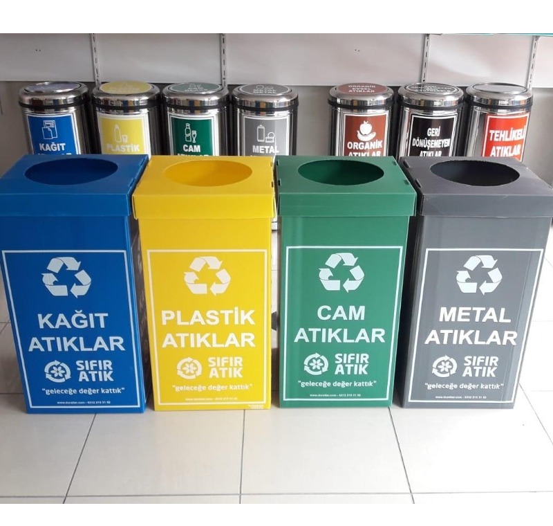 Baskılı sıfır atık kutusu -
