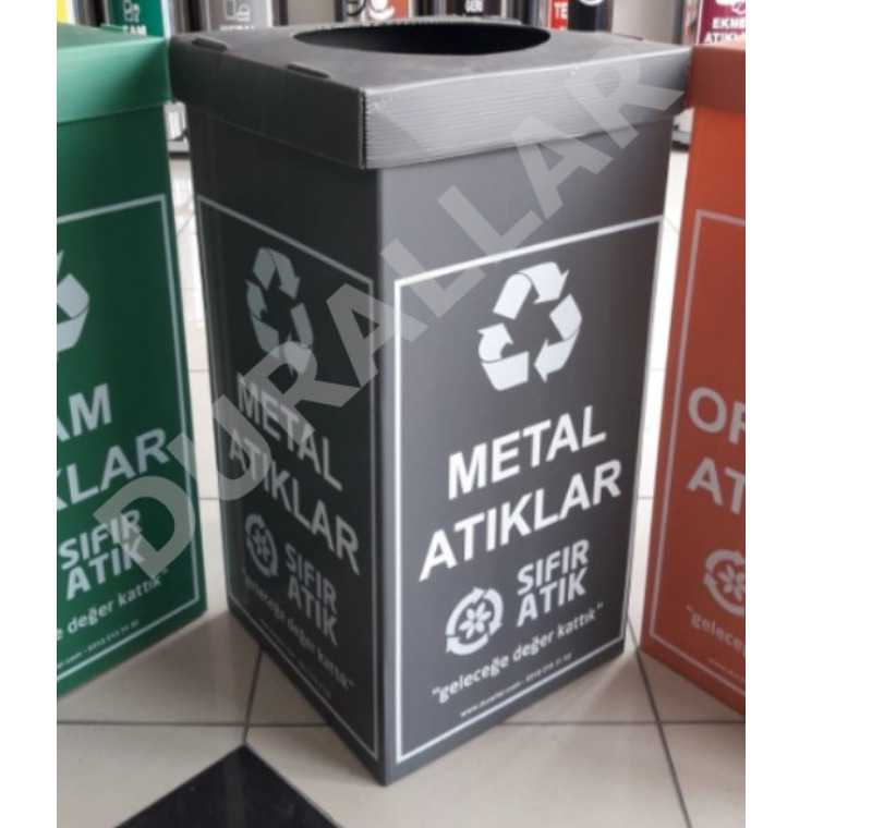 Metal Atık Kutusu -PP Atık Toplama Kutusu
