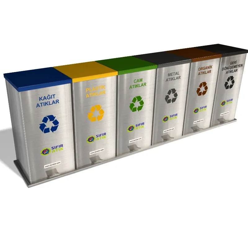 Pedallı Geri Dönüşüm Kutusu -GDK-6096