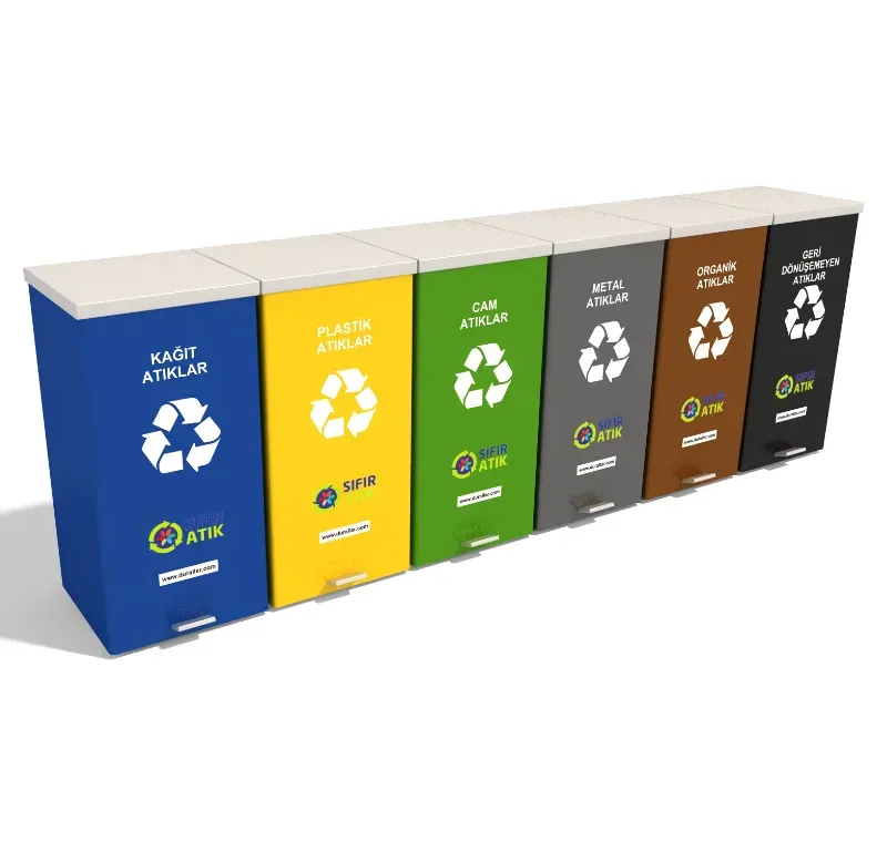 Pedallı Sıfır Atık Çöp Kovası -GDK-6095