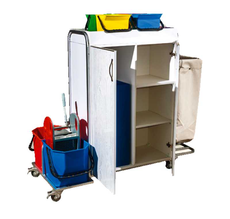 Pvc Kat Temizlik Arabası -PVC 314