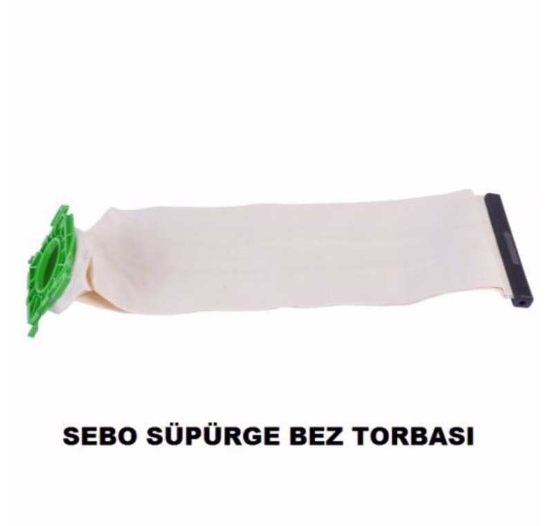 Sebo 370-470 Cami Süpürgesi Bez Torbası -Sebo Bez Toz Torba
